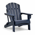 Adirondackstuhl aus Kunststoff Blau 90x75x90 cm
