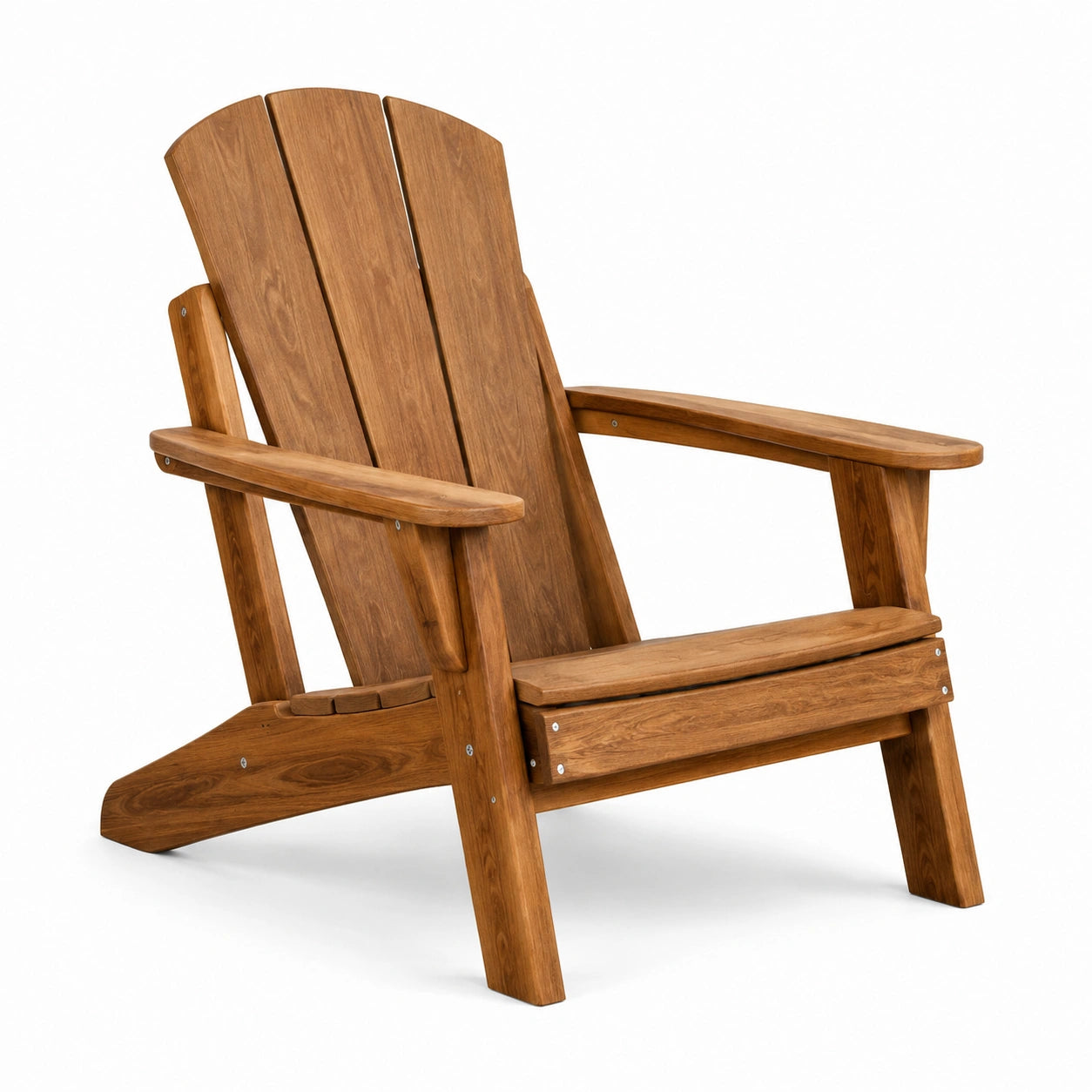 Adirondackstuhl aus Teakholz Braun