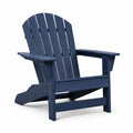 Adirondackstuhl Polyethylen Holzoptik Blau