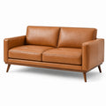 2-Sitzer Sofa Leder Braun 150cm