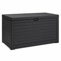 Gartenbox Kunststoff Schwarz 120x56x63 cm