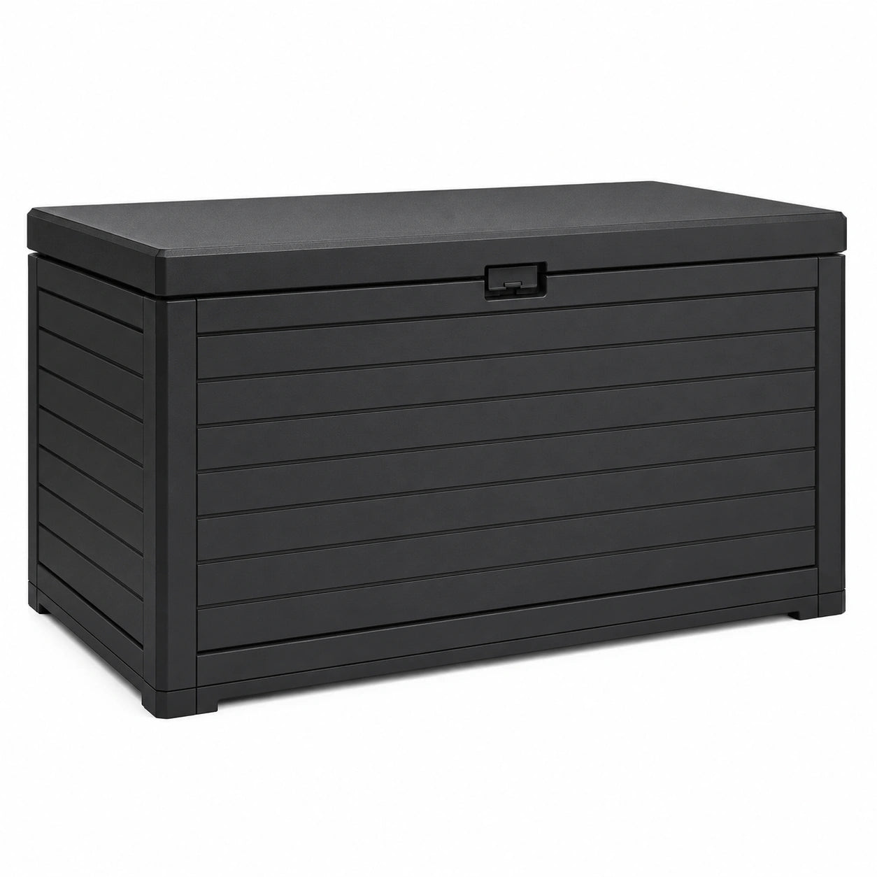 Gartenbox Kunststoff Schwarz 120x56x63 cm